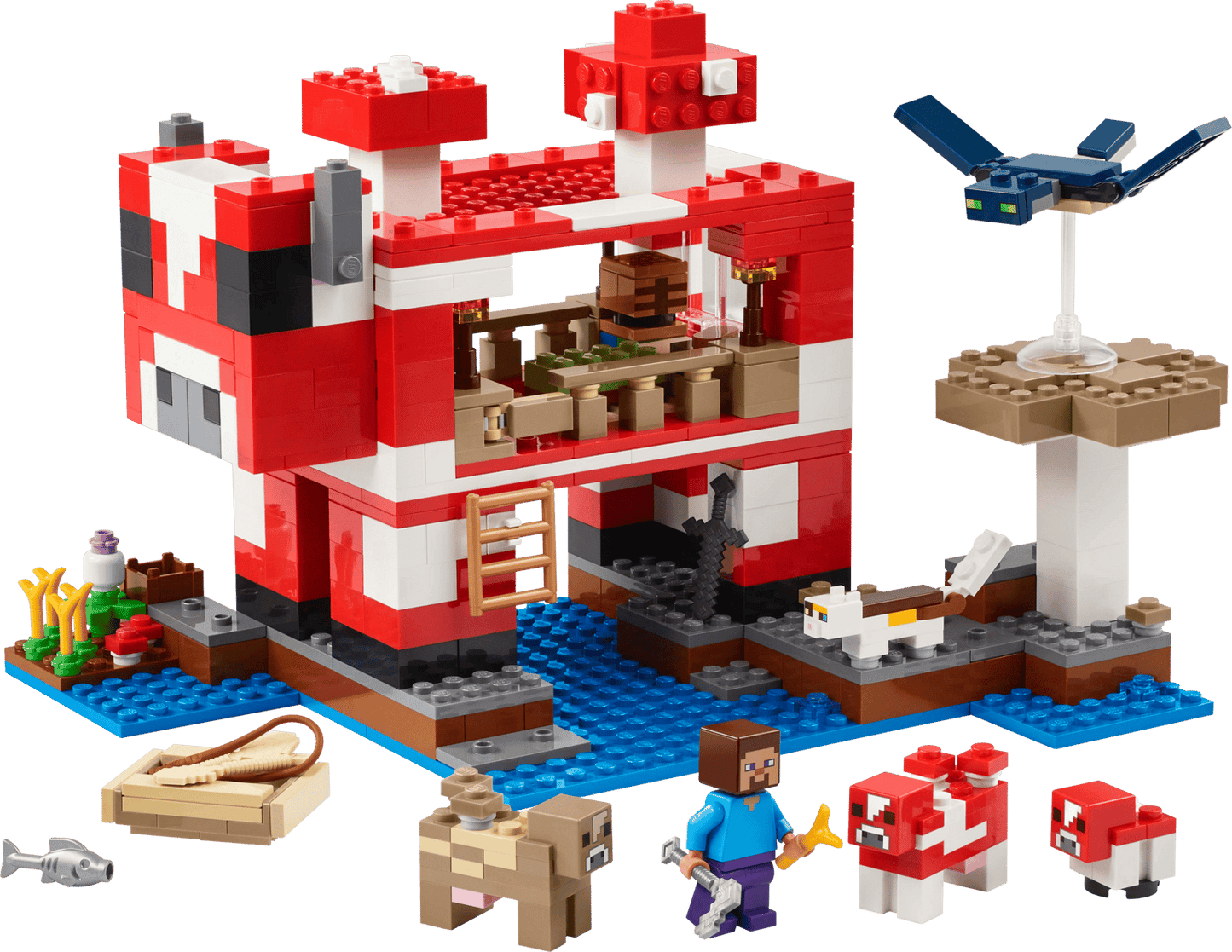 Lego 21270 Minecraft Mooshroom