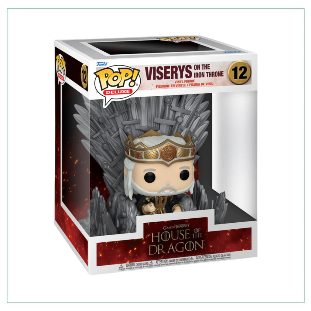 Viserys on the iron throne 12