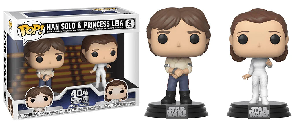 Han Solo & Princess Leia 2 pack