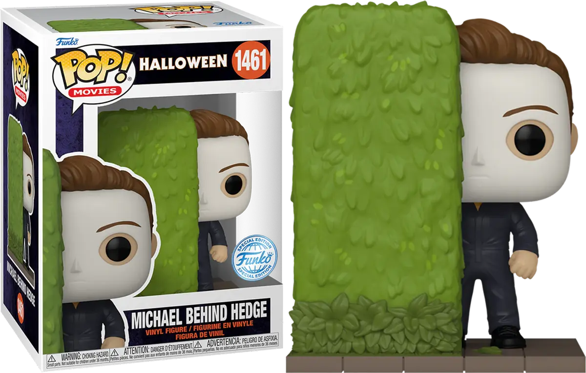 Michael behind hedge 1461