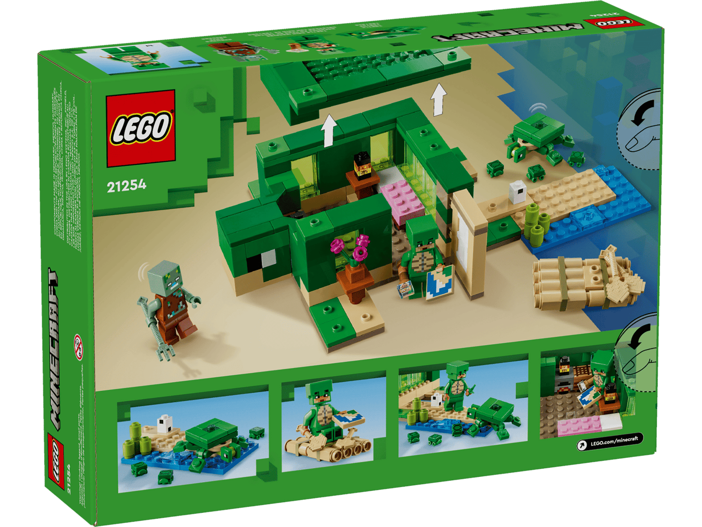 Lego 21254 Minecraft The turtile