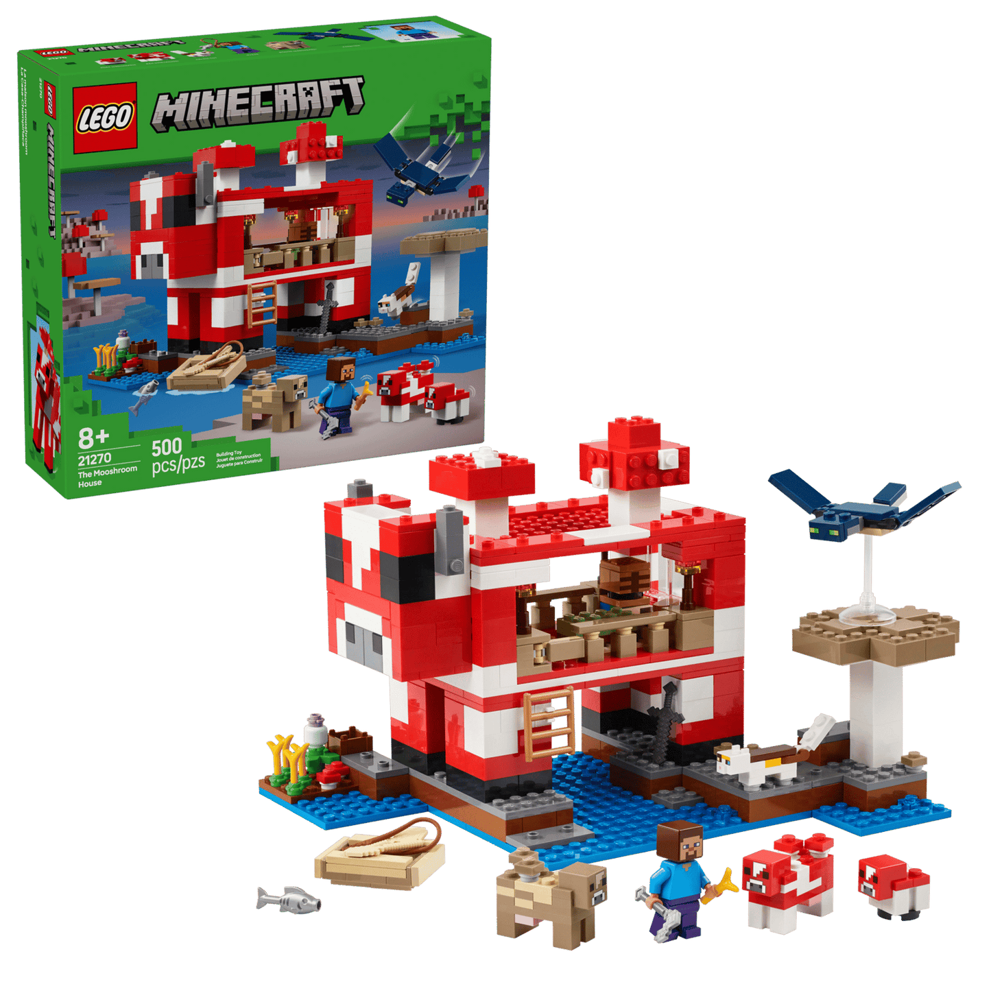 Lego 21270 Minecraft Mooshroom