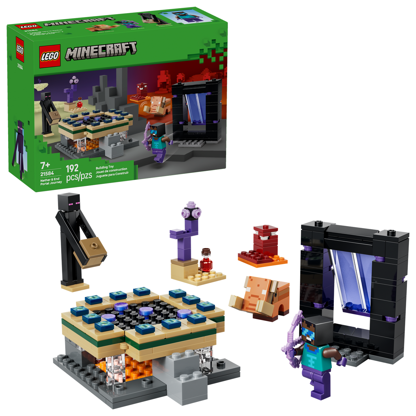 Nether & End portal lego