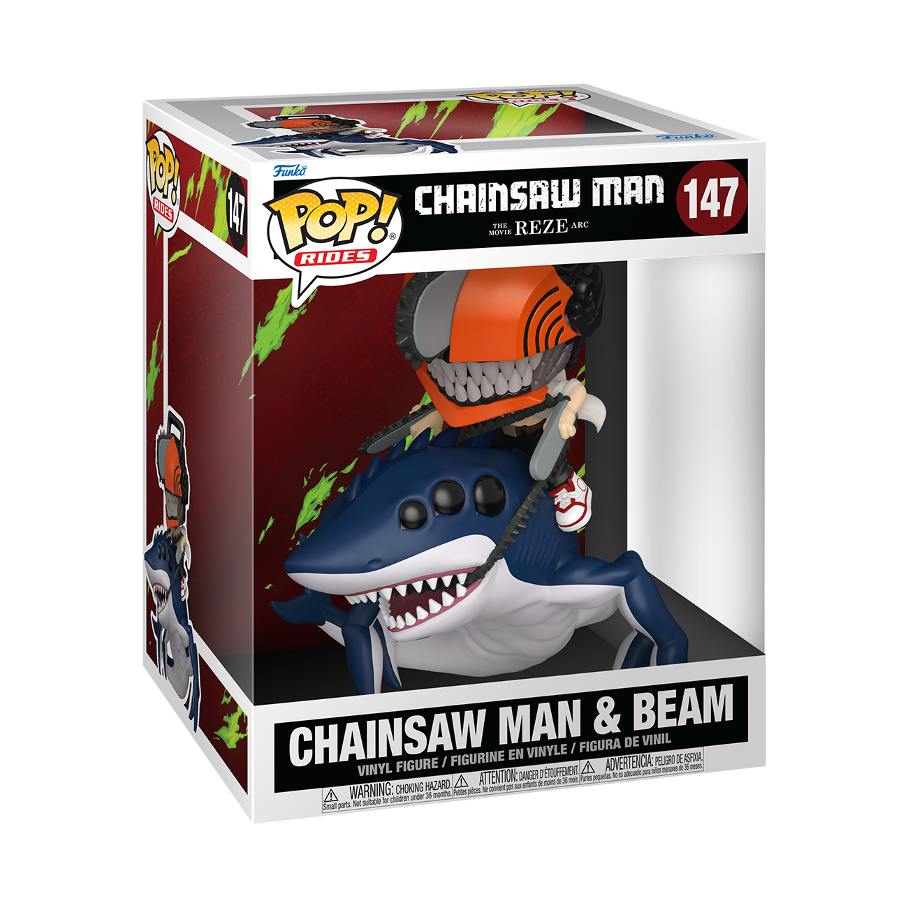 POP 147 RIDES CSM CHAINSAW MAN & BEAM