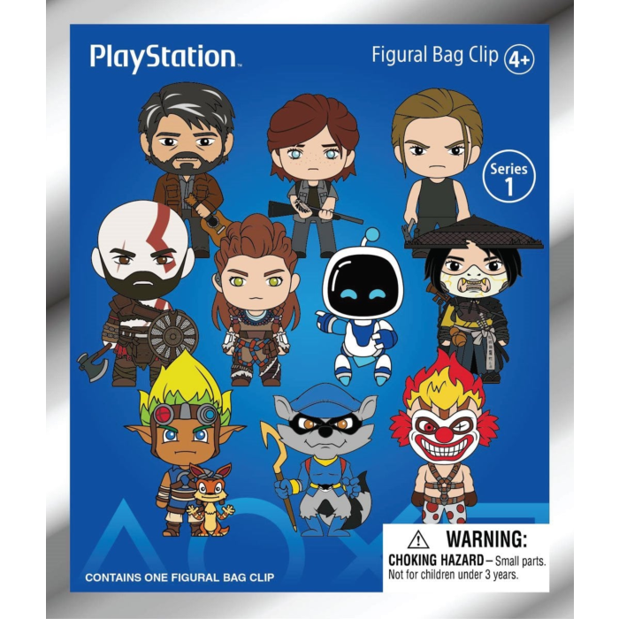 Playstation 3d Monogram keychain 1 pcs Mystery